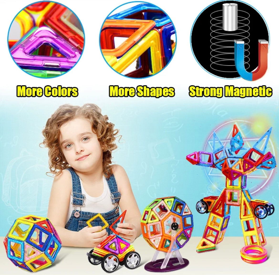 Bouwblokken Magneetset PRO voor kids