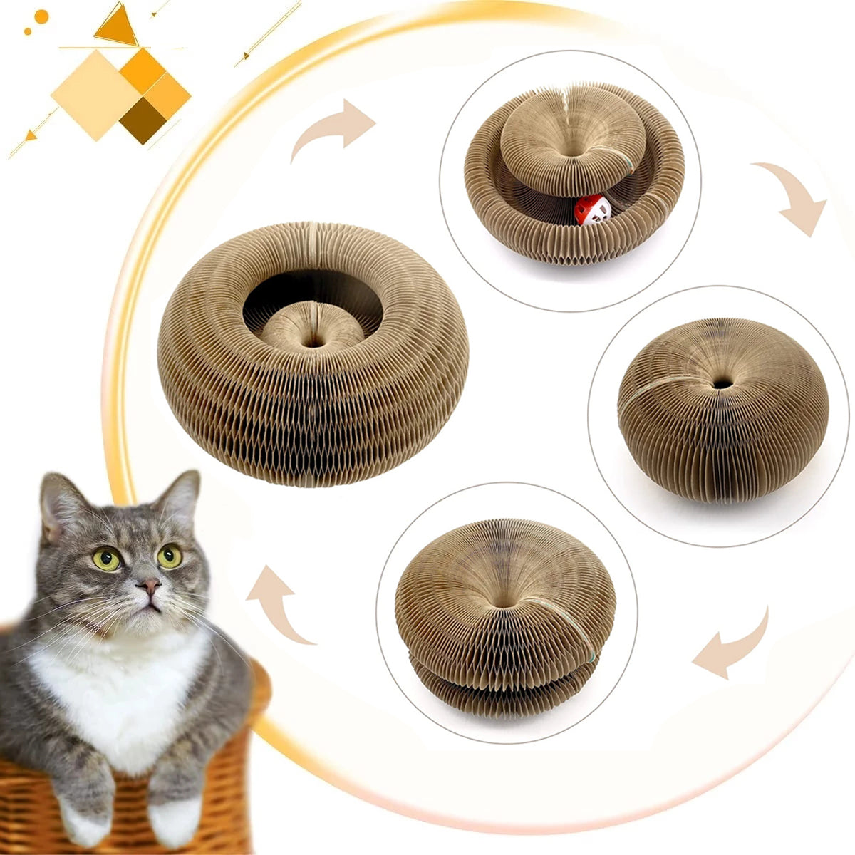 Magische kattenkrab diabolo